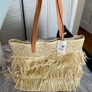 Beach bag- raffia bag